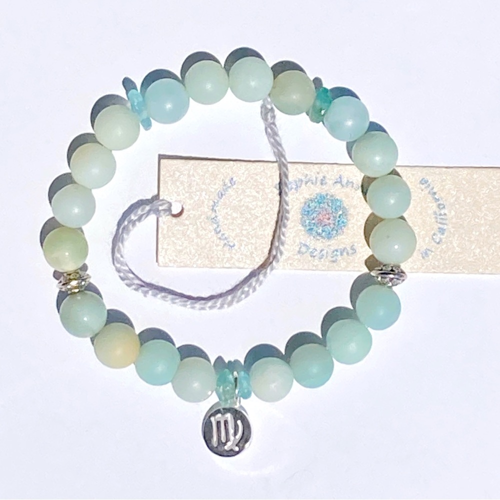 Amazonite Virgo ♍️ Zodiac Bracelet